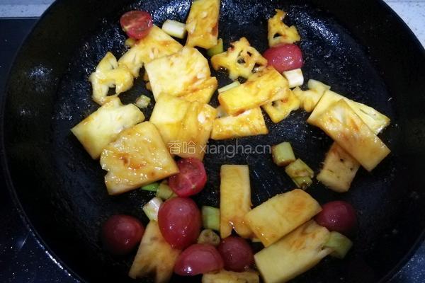 菠萝炒鸡丁的做法图解11