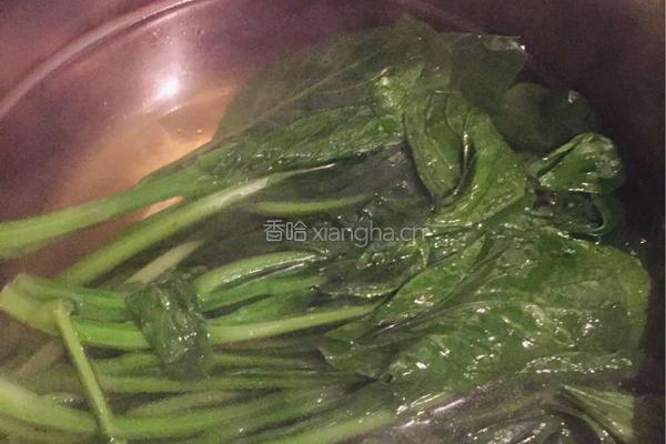 蒜泥菜心的做法图解2