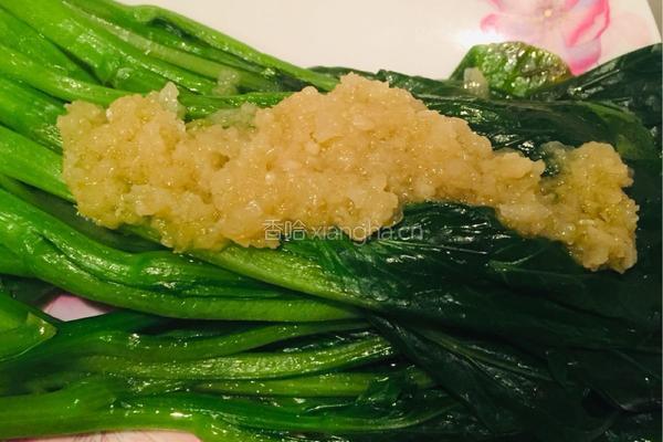 蒜泥菜心的做法图解4