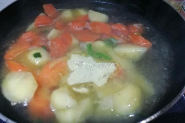 咖哩土豆牛腩饭的做法图解8