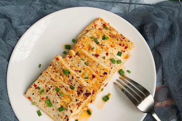 香煎嫩豆腐的做法图解7