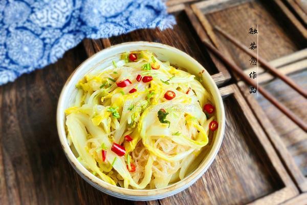 炒蒜蓉粉丝娃娃菜的做法图解12