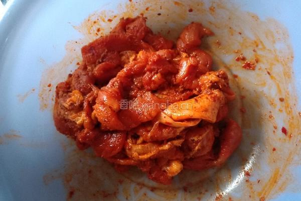 地瓜粉蒸肉的做法图解3