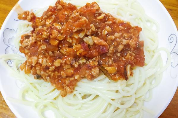 肉酱意面的做法图解8