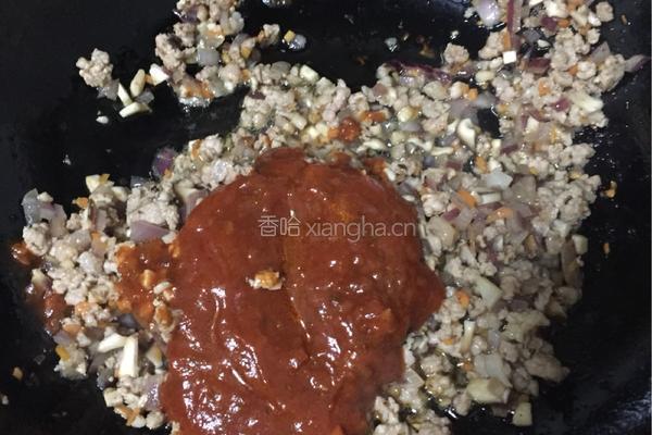 肉酱意面的做法图解6