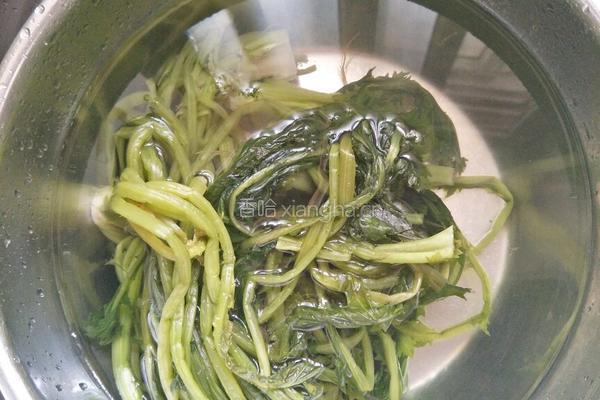 雪里红黄豆炒肉末#春季时令菜菜谱#的做法图解3