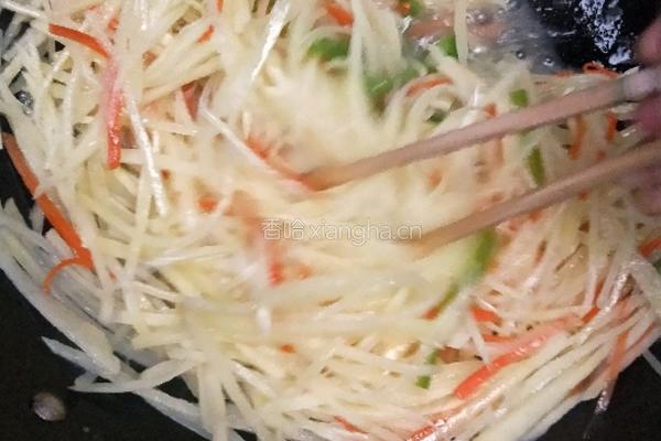 酸辣土豆丝的做法图解4
