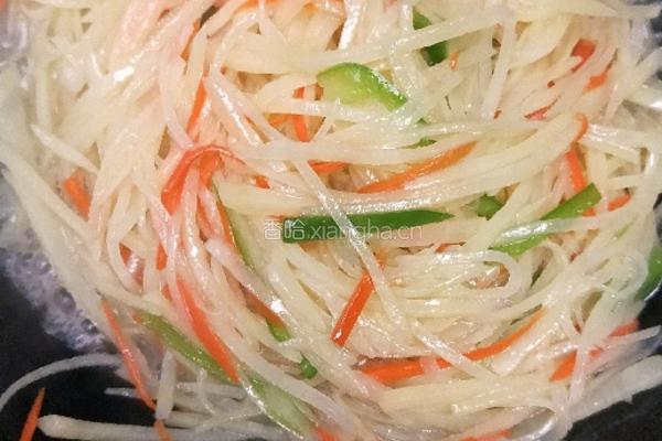 酸辣土豆丝的做法图解5