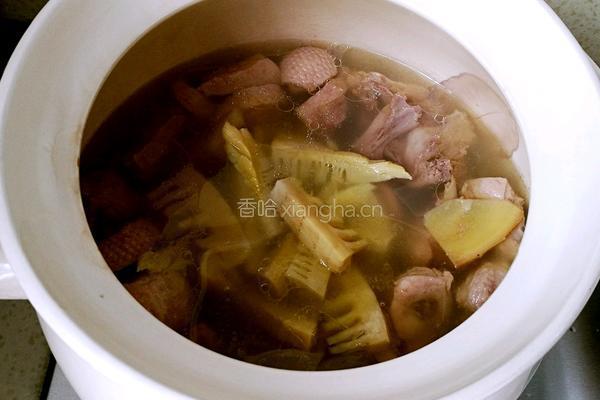 竹笋老鸭汤的做法图解8