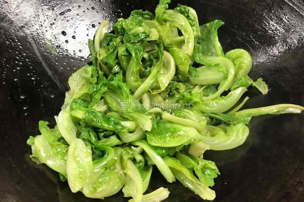 辣椒酱拌生菜的做法图解9