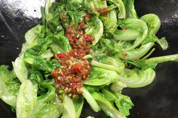 辣椒酱拌生菜的做法图解10