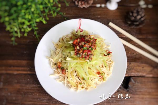 翡翠拌鸡丝的做法图解13