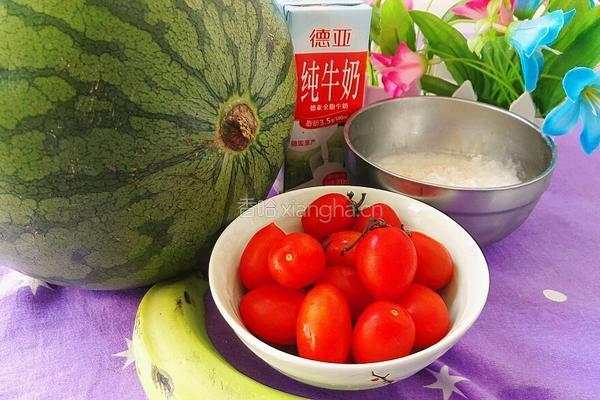 水果奶香西米露的做法图解1
