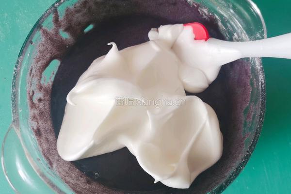 黑米蒸蛋糕的做法图解9