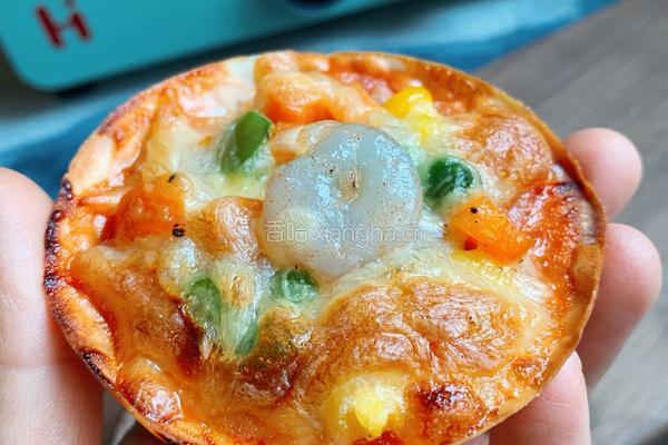 饺子皮披萨的做法图解10