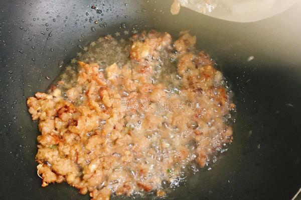 青菜肉沫蛋炒饭的做法图解3