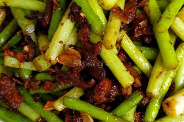 蒜薹肉丝的做法图解5