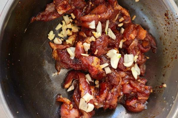 蒜薹肉丝的做法图解3