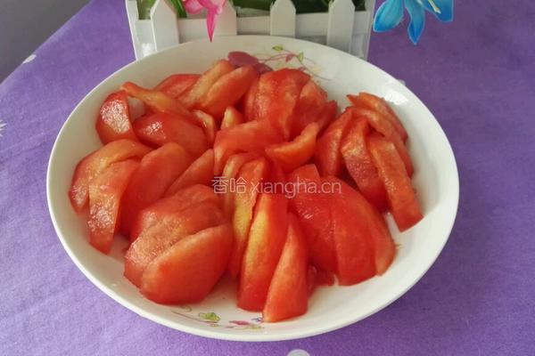 西红柿炒西兰花的做法图解4