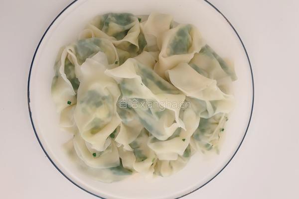 家常韭菜鸡蛋馄饨的做法图解8