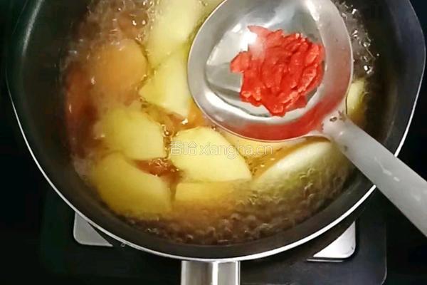 苹果木瓜红糖水的做法图解7
