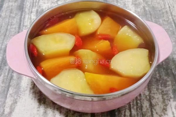 苹果木瓜红糖水的做法图解8