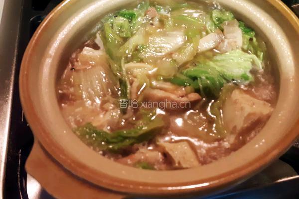 砂锅白菜冻豆腐的做法图解9