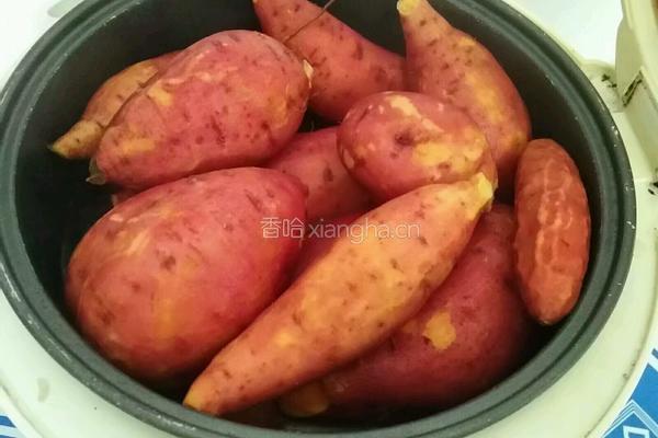 水煮红薯（电饭煲版）的做法图解4