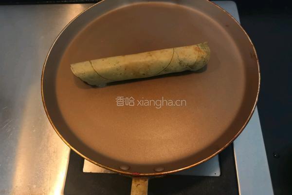 (无油)抹茶苹果卷的做法图解13