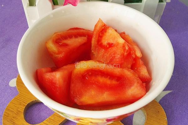 紫菜番茄圆子汤的做法图解3