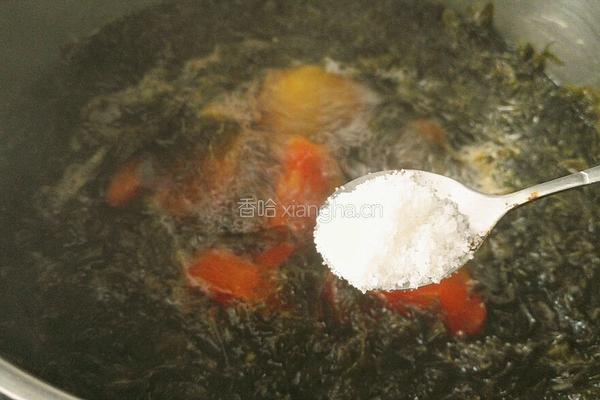 紫菜番茄圆子汤的做法图解10