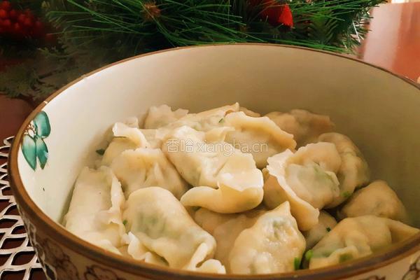 韭菜鸡蛋饺子的做法图解8