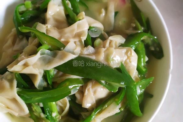 青椒豆皮的做法图解4