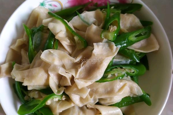 青椒豆皮的做法图解2