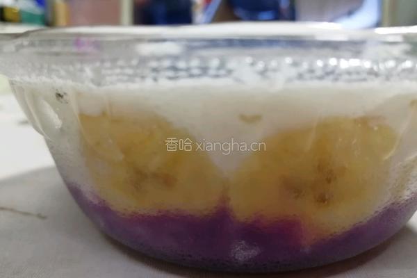 酸奶水果紫薯泥的做法图解7