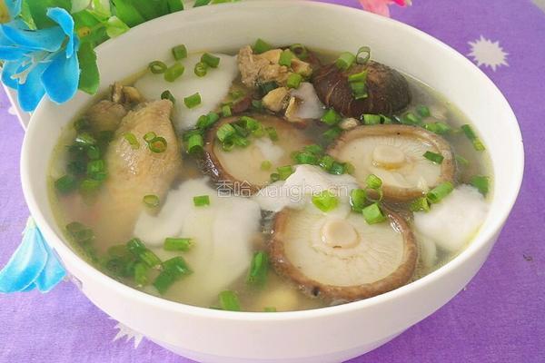 椰子香菇鸡汤