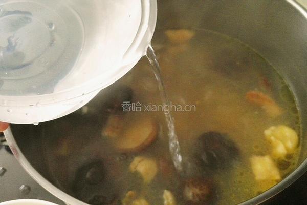 椰子香菇鸡汤的做法图解14