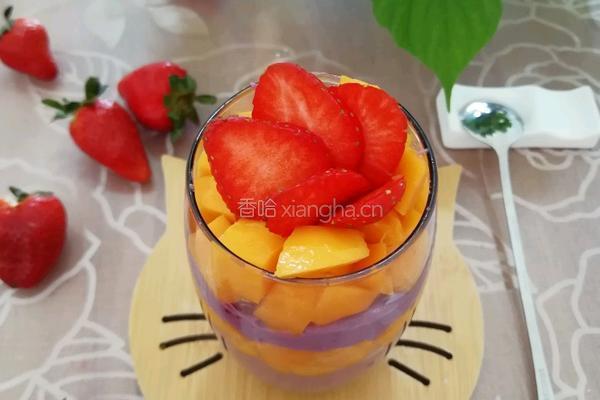 紫薯芒果杯的做法图解6