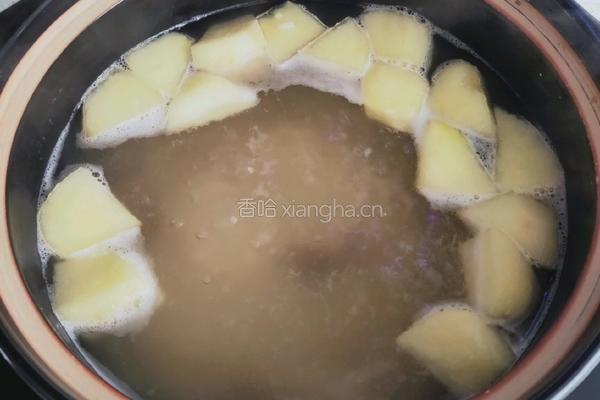 苹果桂圆大米粥的做法图解6