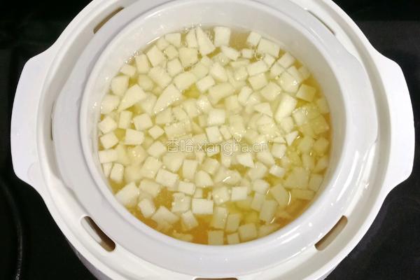 小米山药苹果粥 (宝宝辅食）的做法图解5