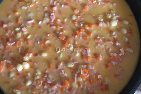 电饼铛田园蔬菜鸡蛋饼的做法图解6