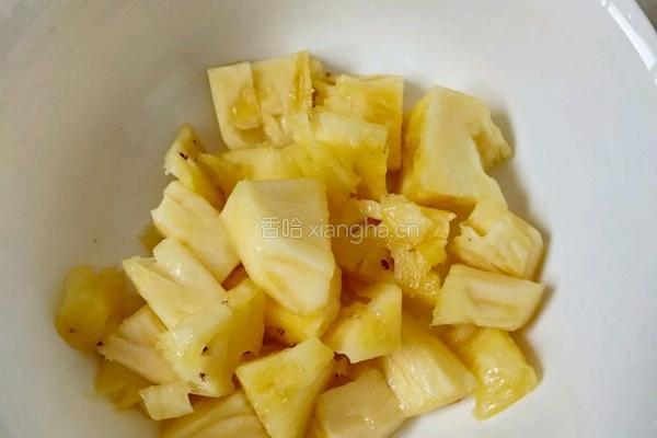 菠萝炒饭的做法图解4