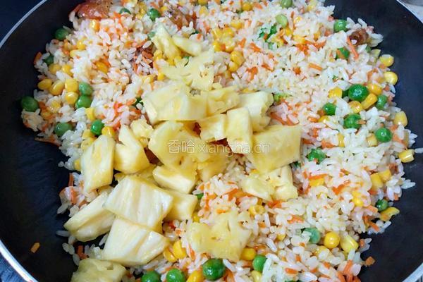 菠萝炒饭的做法图解10