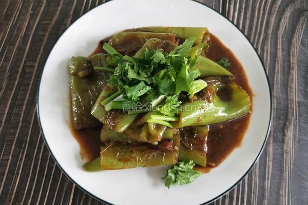 酱焖尖椒的做法图解17
