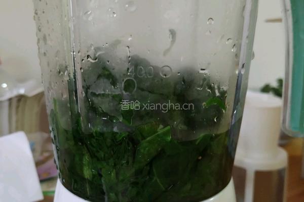 菠菜鸡蛋饼的做法图解2