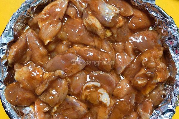 串烧鸡肉果蔬的做法图解5