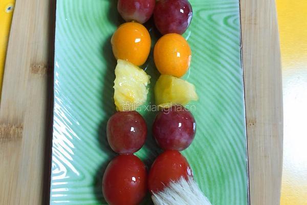 串烧鸡肉果蔬的做法图解13