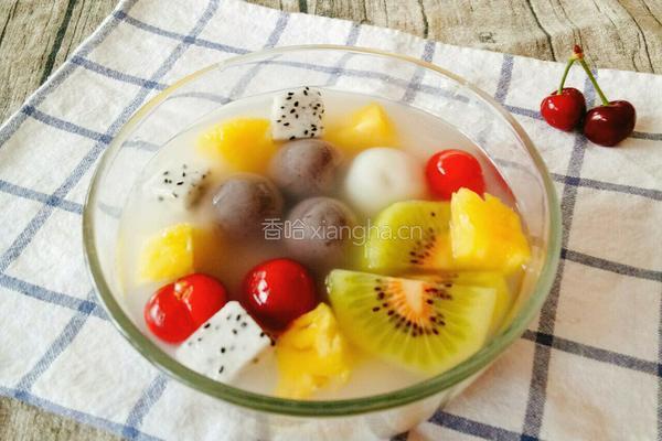 缤纷水果汤圆的做法图解8