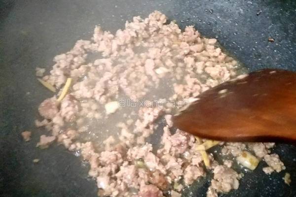 鲜蘑菇炒肉沫的做法图解5