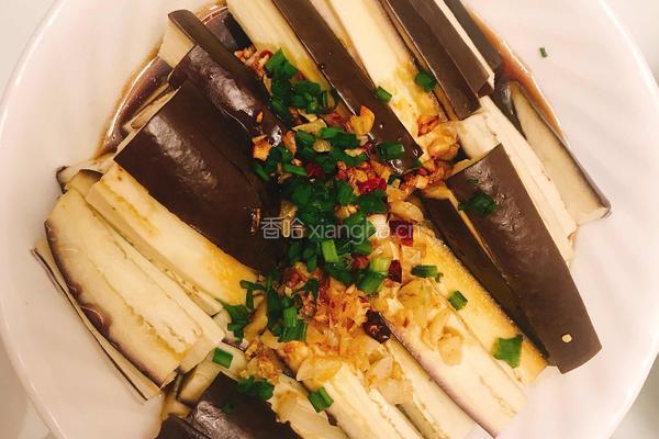 蒜蓉蒸茄子的做法图解6